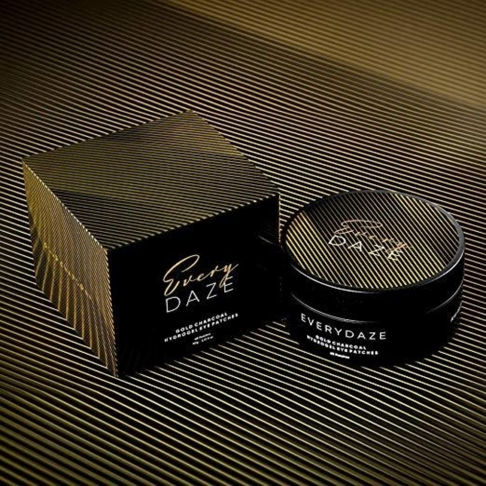 Gold Charcoal Hydrogel Eye Patches